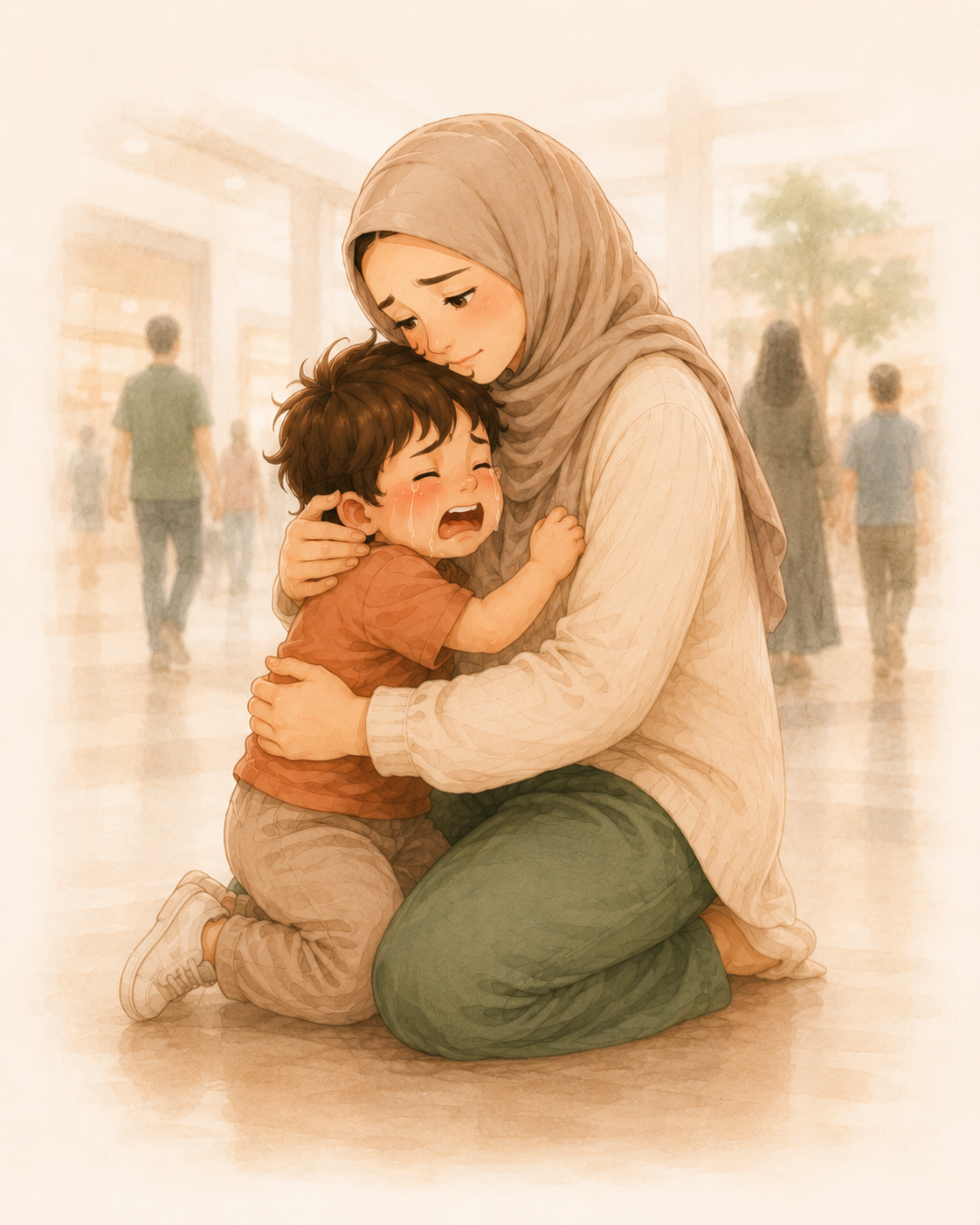 Tantrum di tempat umum